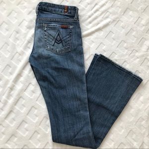 Flare 7 for all mankind jeans